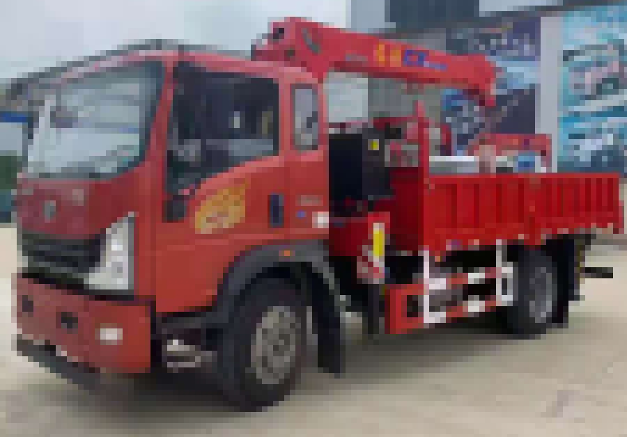 重汽豪曼藍(lán)牌5噸隨車吊多少錢